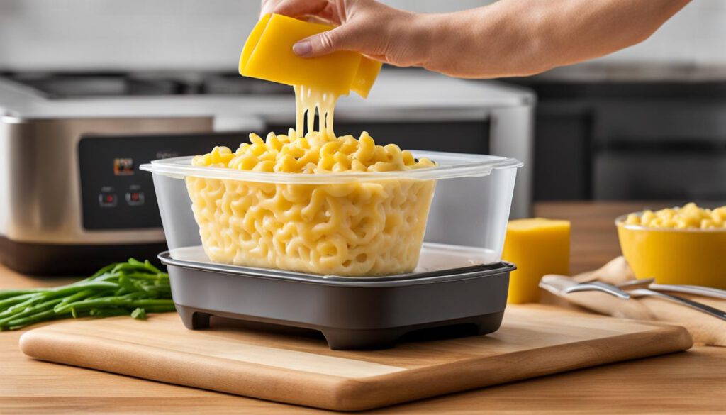 Storing and Reheating Air Fryer Mac and Cheese