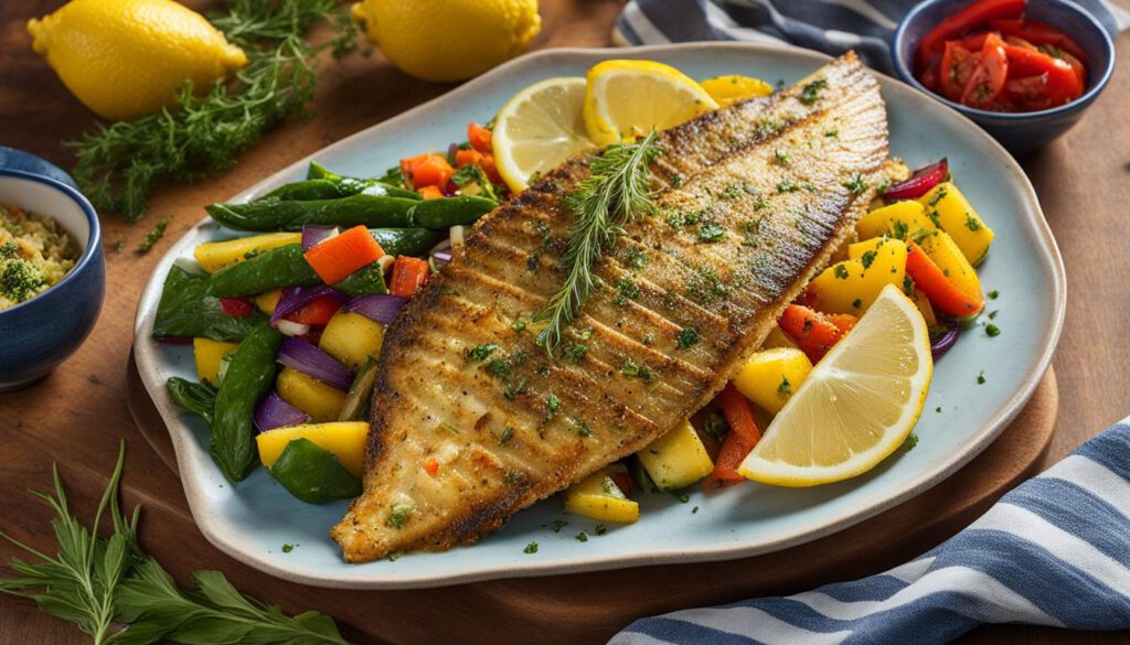 flounder fillets with lemon and herbs
