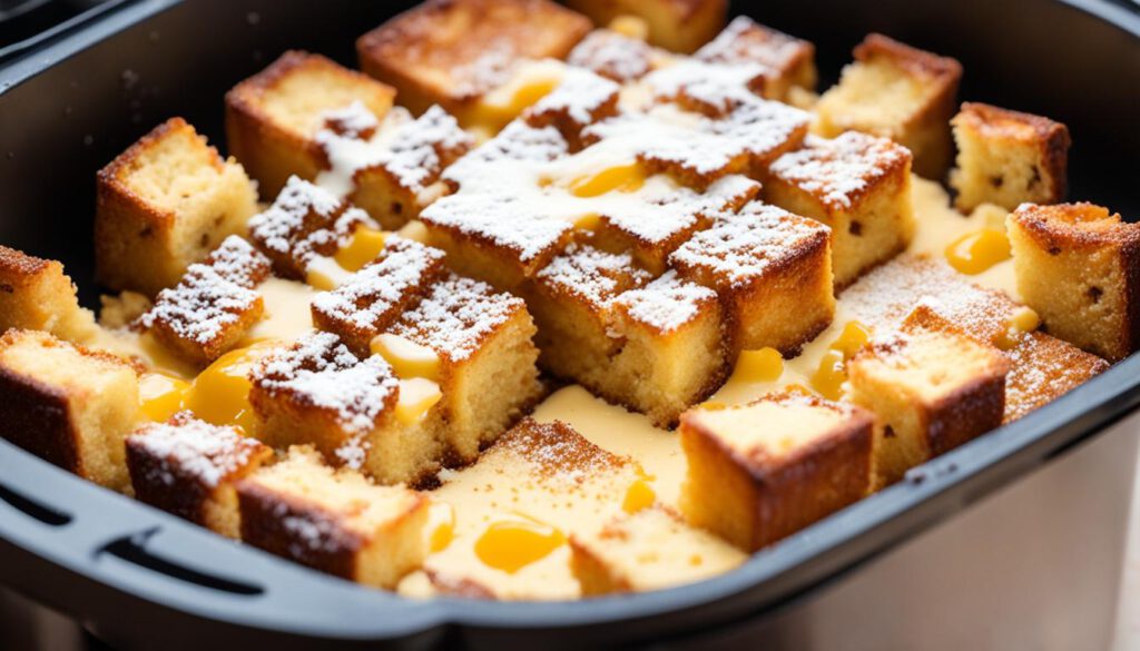 air fryer bread pudding