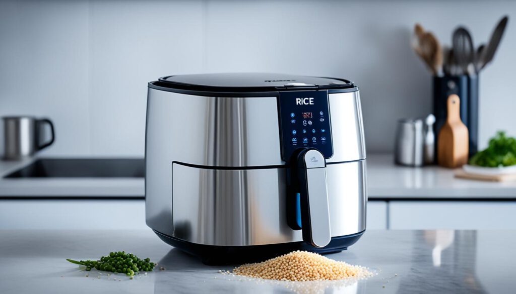 cooking rice in air fryer