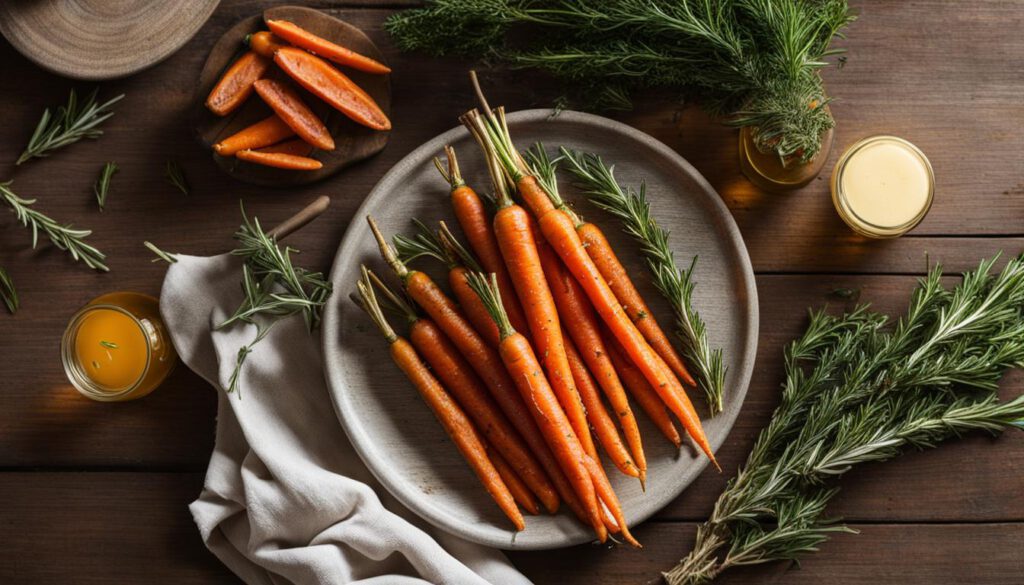 serving ideas for honey roasted carrots